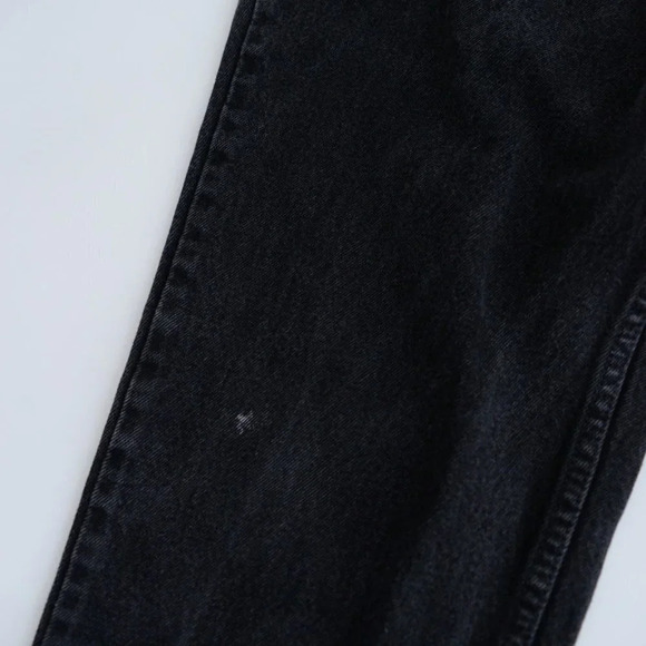 Vintage 70's Levi's 631 Orange Tag Black  Denim E999-10 Straight Leg Jeans 32 - Picture 9 of 14